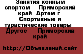 Занятия конным спортом! - Приморский край, Артем г. Спортивные и туристические товары » Другое   . Приморский край